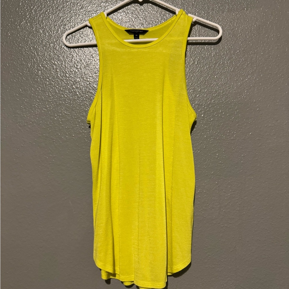 Banana Republic Bright Yellow Tank Top